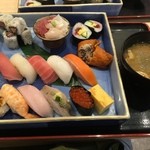 寿司のおかさと - 板さんの特選にぎり　１４８０円