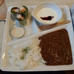 ニワカフェ プチコション - キーマカレーランチ