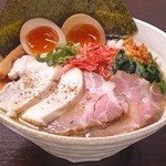 menyaajito - 「らー麺全のせ」1,000円