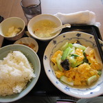美味餃子房 - 青梗菜と玉子炒め（定食）