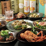Yasai Izakaya Genki - ある日のコース料理とお酒達