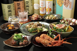 Yasai Izakaya Genki - ある日のコース料理とお酒達
