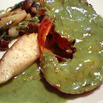 ピッコロ・バンビーノ - 伊勢海老のロースト　ほうれんそうのソース