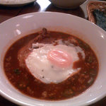 Curry&Bar CHIRO2 - スープカレー 納豆オクラ（チキンをトッピング）
