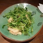 うえ山 - 豆苗トウチ炒め