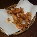 うえ山 - 河津海老の素揚げ