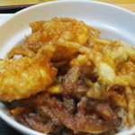 天丼屋 ふくすけ - かき揚げ天丼￥５００