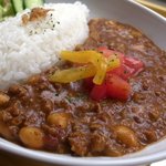 55CAFE - 大豆とトマトのキーマカレー