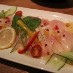 ルースカフェ - 本日の仕入れ鮮魚のカルパッチョ