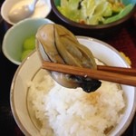 あんろ亭 - 蒸し牡蠣