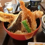 木更津庵 - 天丼アップ