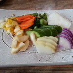 蕎麦 ふじおか - お新香