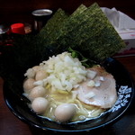 綱島商店 - 『塩ラーメン』￥650円　+　『ウズラ増し』￥100円 