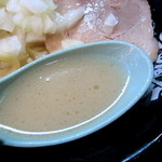 綱島商店 - 『塩ラーメン』￥650円　+　『ウズラ増し』￥100円 