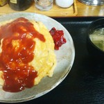 味のさつま - オムライス風焼飯７５０円