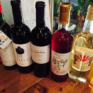 国産ワイン、オーガニックワイン、国産クラフトビール、日本酒