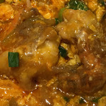 タイレストラン タニサラ - プーニンパッポンカリーのカニをアップで撮りましたが、わかりにくいですね。