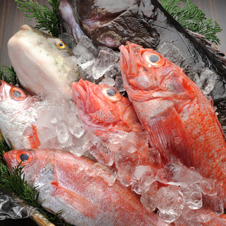 目利きした新鮮魚介類を♪