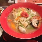 よしじろうラーメン - 海鮮タンメンと杏仁豆腐