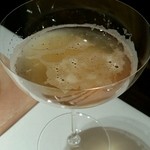 MAVO - ティーぺアリング１杯目・シャンパンに見立てた炭酸入りほうじ茶