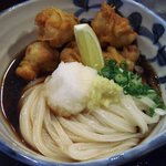 たけうちうどん店 - とり天ぶっかけ（冷）【2010年7月】