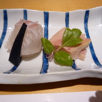 なにわ料理 有 - 鯛？平目？、さえずり