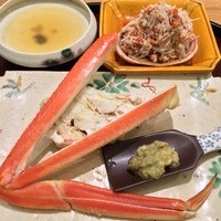 日本料理 太月 - 松葉蟹の浜茹で