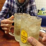 神山 - H.27.11.19.夕 ハイボール 300円 vs ハイボール 300円de乾杯♪
