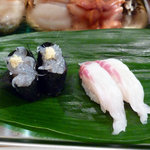 和田鮨 - 生シラスと真鯛