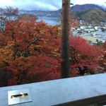 星のや富士 - 部屋から紅葉