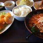 Man fukurou - 定食セット980円