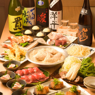 All-you-can-drink courses starting from 4,000 yen, perfect for parties and drinking parties