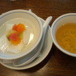 花茶亭 - デザートの特製杏仁豆腐