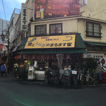 鯉とうなぎのまるます家 - 店の後ろから