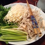 たつみや - ごぼう、せり、えのき