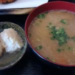 かじさん - つみれと具沢山な豚汁