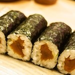 帆掛鮨 - 山葵入りかんぴょう巻（2015年11月）