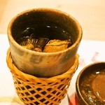 帆掛鮨 - ヒレ酒（2015年11月）