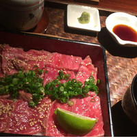 いせもん本店 - 松阪牛レアステーキ重