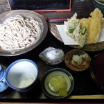 蕎麦喰い処 利めい庵 - 利めい庵 「さより天せいろ」