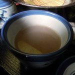 蕎麦喰い処 利めい庵 - 利めい庵 「蕎麦湯」