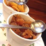 トマト - 福神漬けと玉葱の醤油漬け