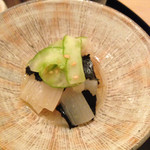 まき村 - 芋茎の三杯酢