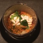 日本料理 TAKEMOTO - 鱈の白子と白ユリ根