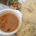 アジアンスタンド アマ - マトンカレー+ナン 650円