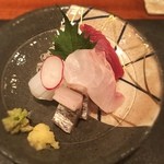 日本料理 TAKEMOTO - 五島列島のお刺身
      マグロ、クエ、太刀魚、アオリ烏賊