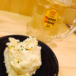 おばんざいカエル - お通しのポテサラ