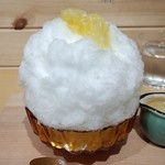ほうせき箱 - レモンとかぼすの蜜漬け氷