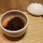 レストラン タケウチ - プレデセール　生チョコミント風味