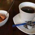 カフェ・ルイ - 和食ランチのデザートとコーヒー